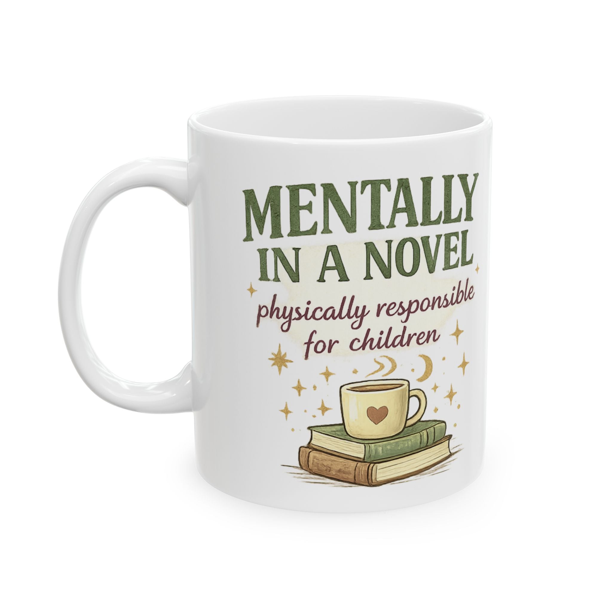 📚☕ Mentally In A Novel Coffee Mug | Book Lover Gift | Reader Mug