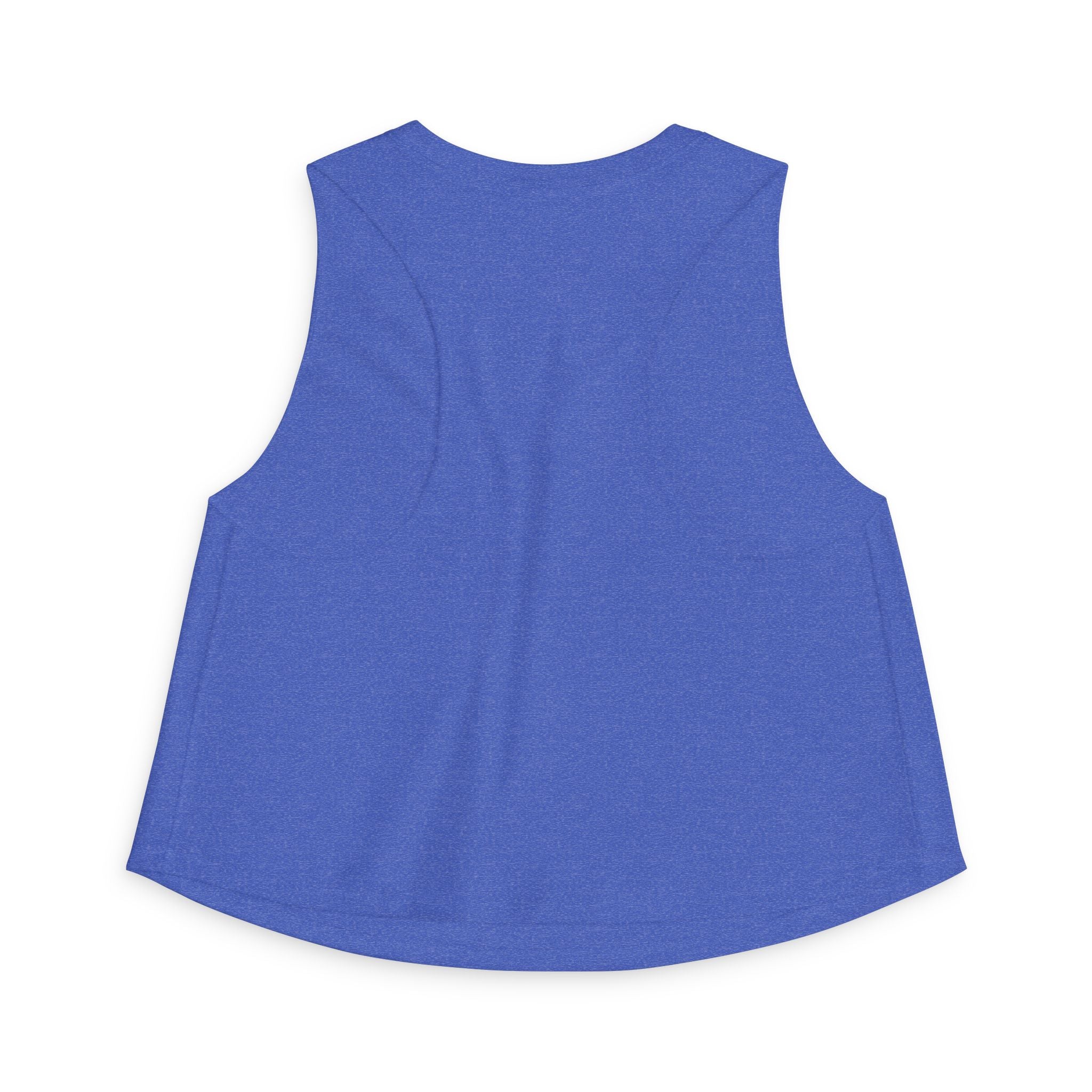 Crop Top — "Livin' on a Prayer and Coffee" Oversimulated Mom Graphic