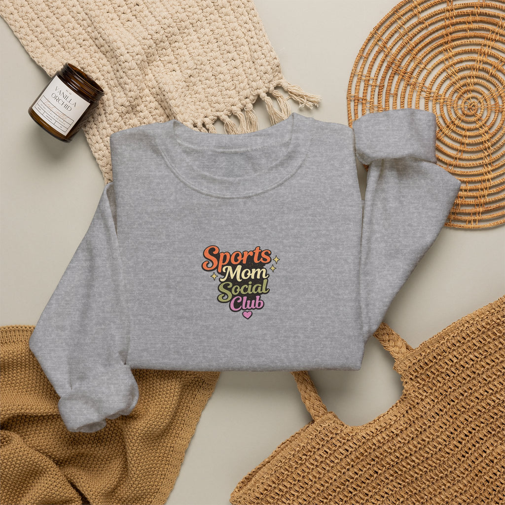 Sports Mom Social Club Crewneck Sweatshirt