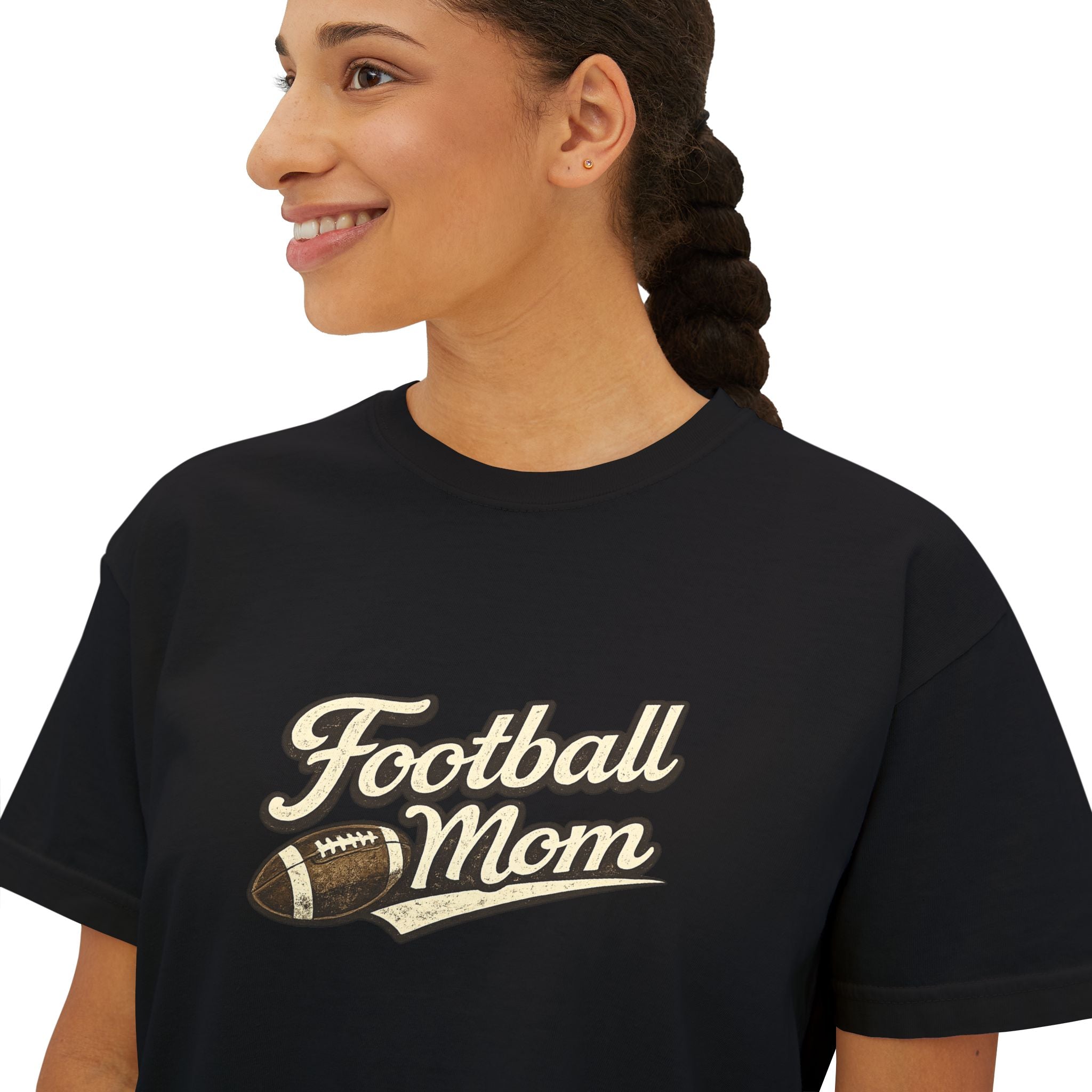 Football Mom | Official Job Description T-Shirt | Funny Football Mom Shirt | Game Day Apparel | Sports Parent Gift