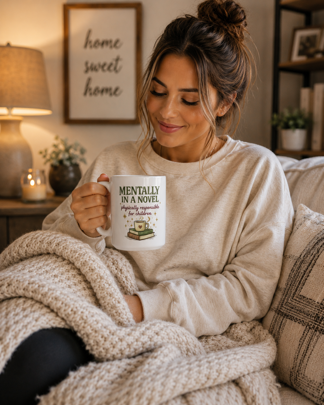 📚☕ Mentally In A Novel Coffee Mug | Book Lover Gift | Reader Mug