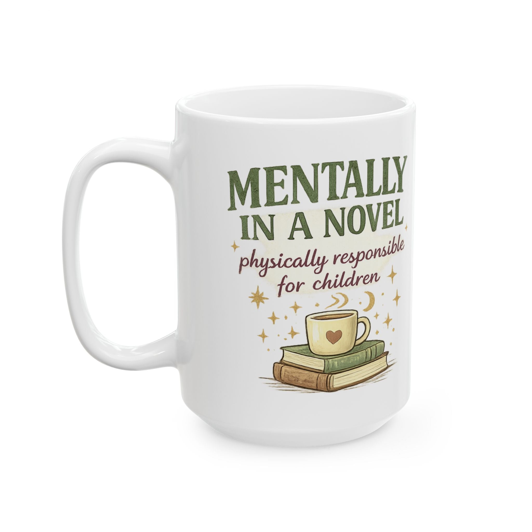 📚☕ Mentally In A Novel Coffee Mug | Book Lover Gift | Reader Mug