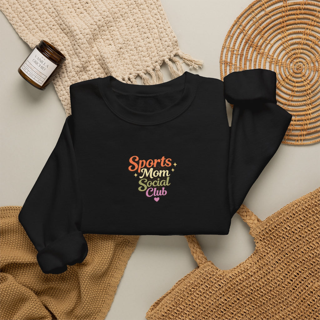 Sports Mom Social Club Crewneck Sweatshirt