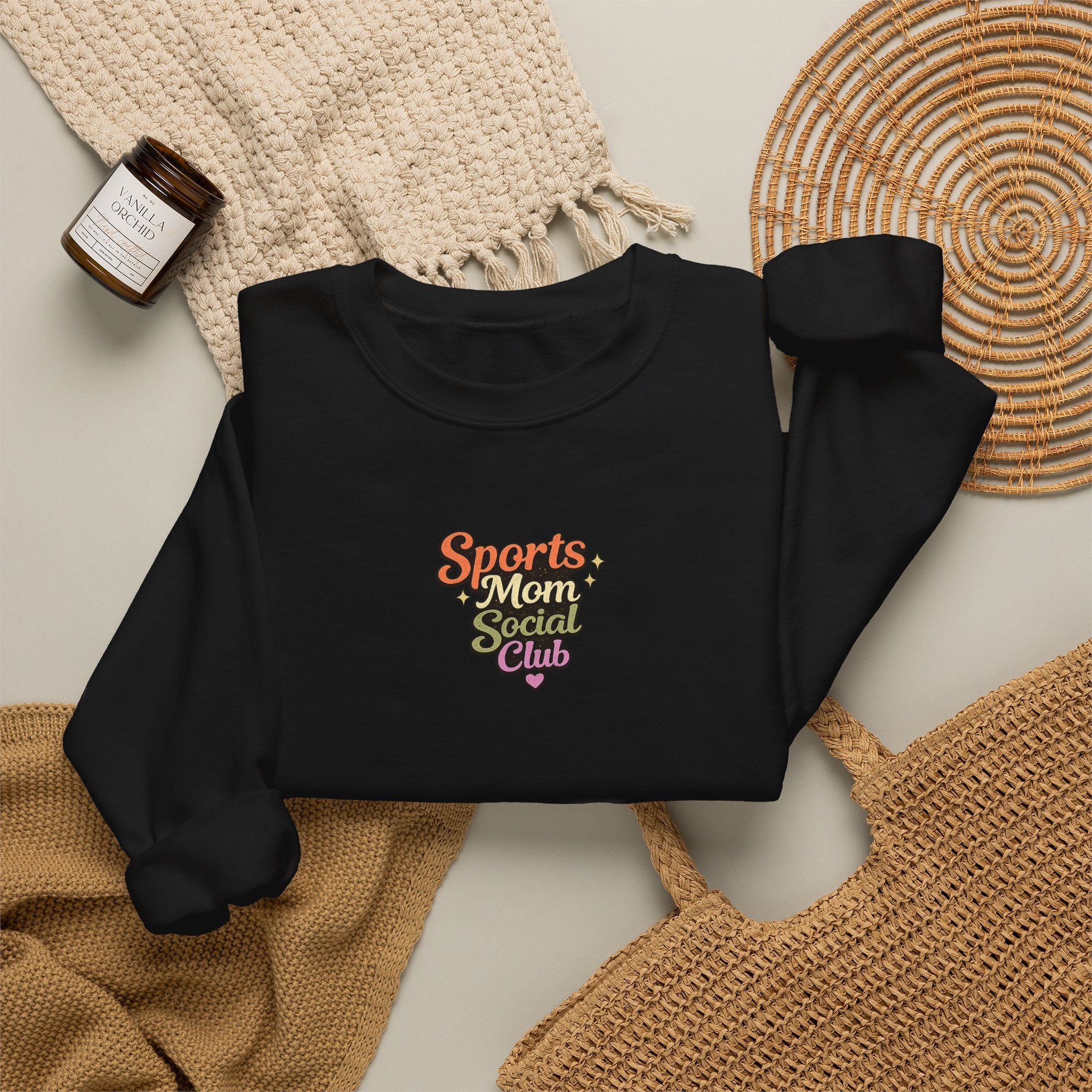 Sports Mom Social Club Crewneck Sweatshirt